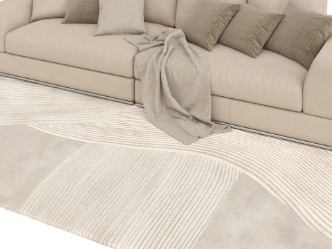 Carpet Nuance Color Coft 3D Model