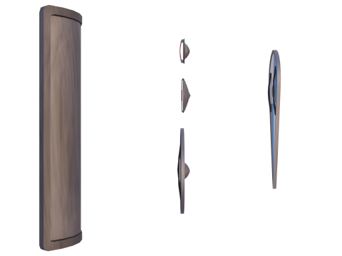 Lowpoly Medieval Shields Modèle 3D