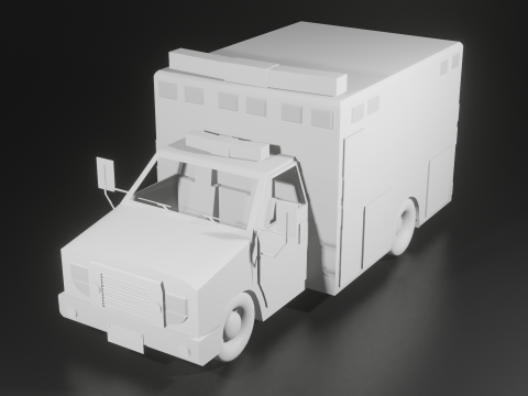 Base ambulance Model 3D