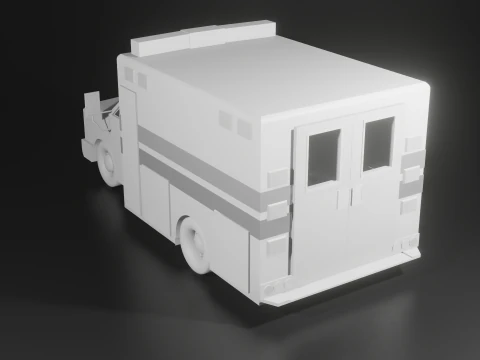 Base ambulance 3D Model