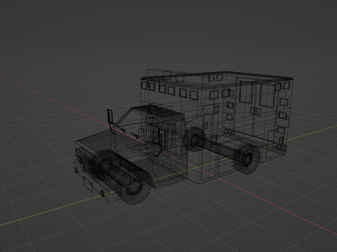Base ambulance Model 3D