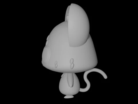 Base Chattino mascot 3D Model