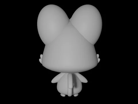 Base Chattino mascot 3D Model