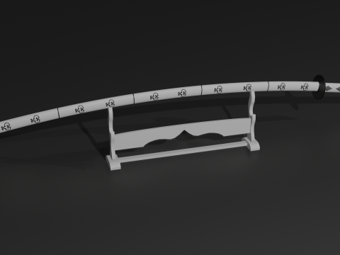Base KatanaScabbardstand Modelo 3D