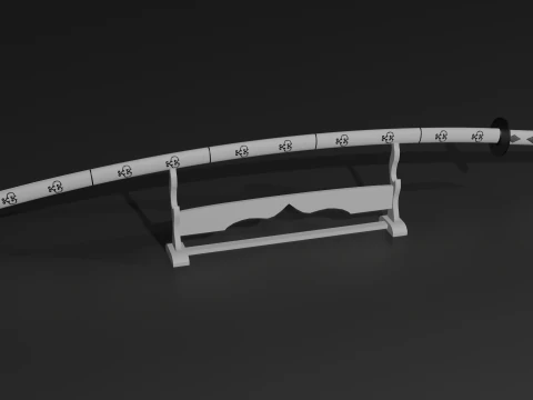 Base KatanaBainha Modelo 3D