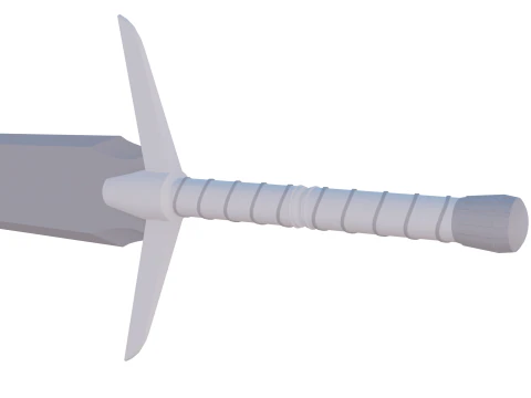 Base long sword 3D Model