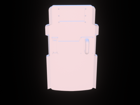 Base Riot Shield 3D Model