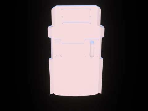 Base Riot Shield 3D Model