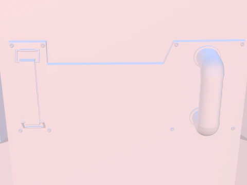 Base Riot Shield 3D Model