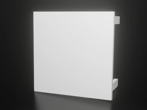 Lowpoly base wooden table 3D Model