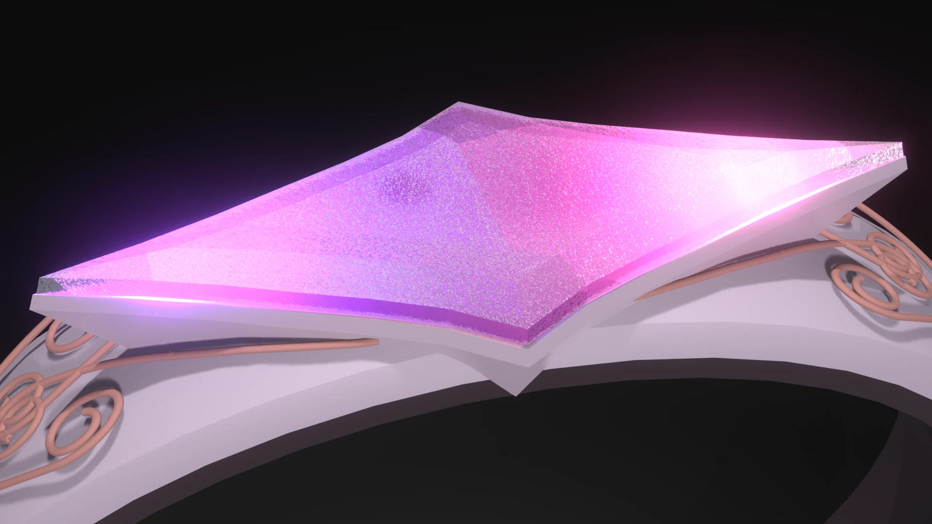 Koseki Bijou Inspired Ring 3D Model .c4d .max .obj .3ds .fbx .stl .blend