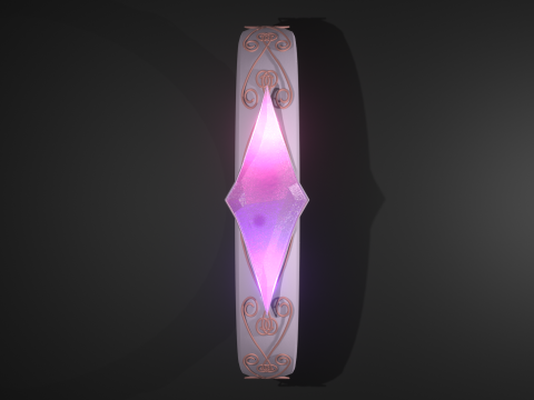 Koseki Bijou Inspired Ring Modelo 3D