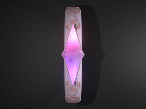 Koseki Bijou Inspired Ring 3D Model