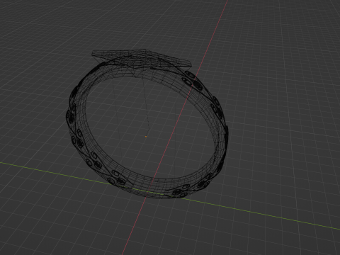 Koseki Bijou Inspired Ring Modelo 3D