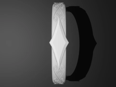 Base Koseki bijou inspired ring 3D Model