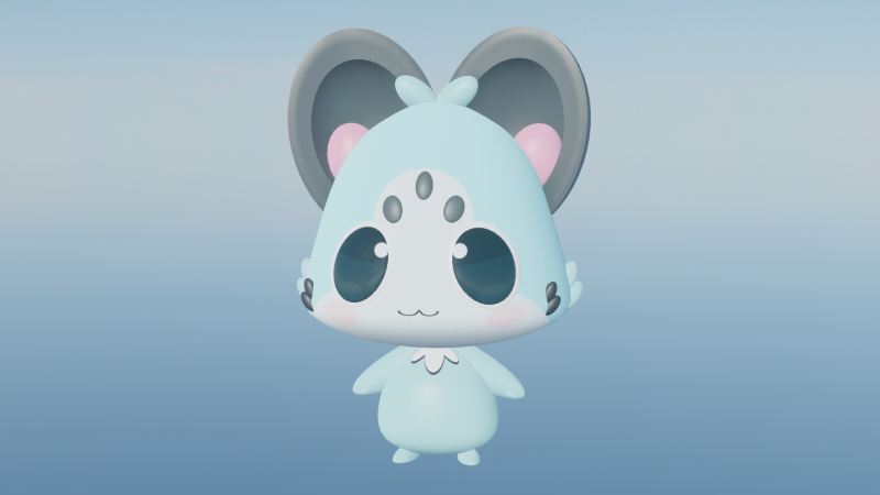 Chattino raora panthera mascot Model 3D .c4d .max .obj .3ds .fbx .stl .blend