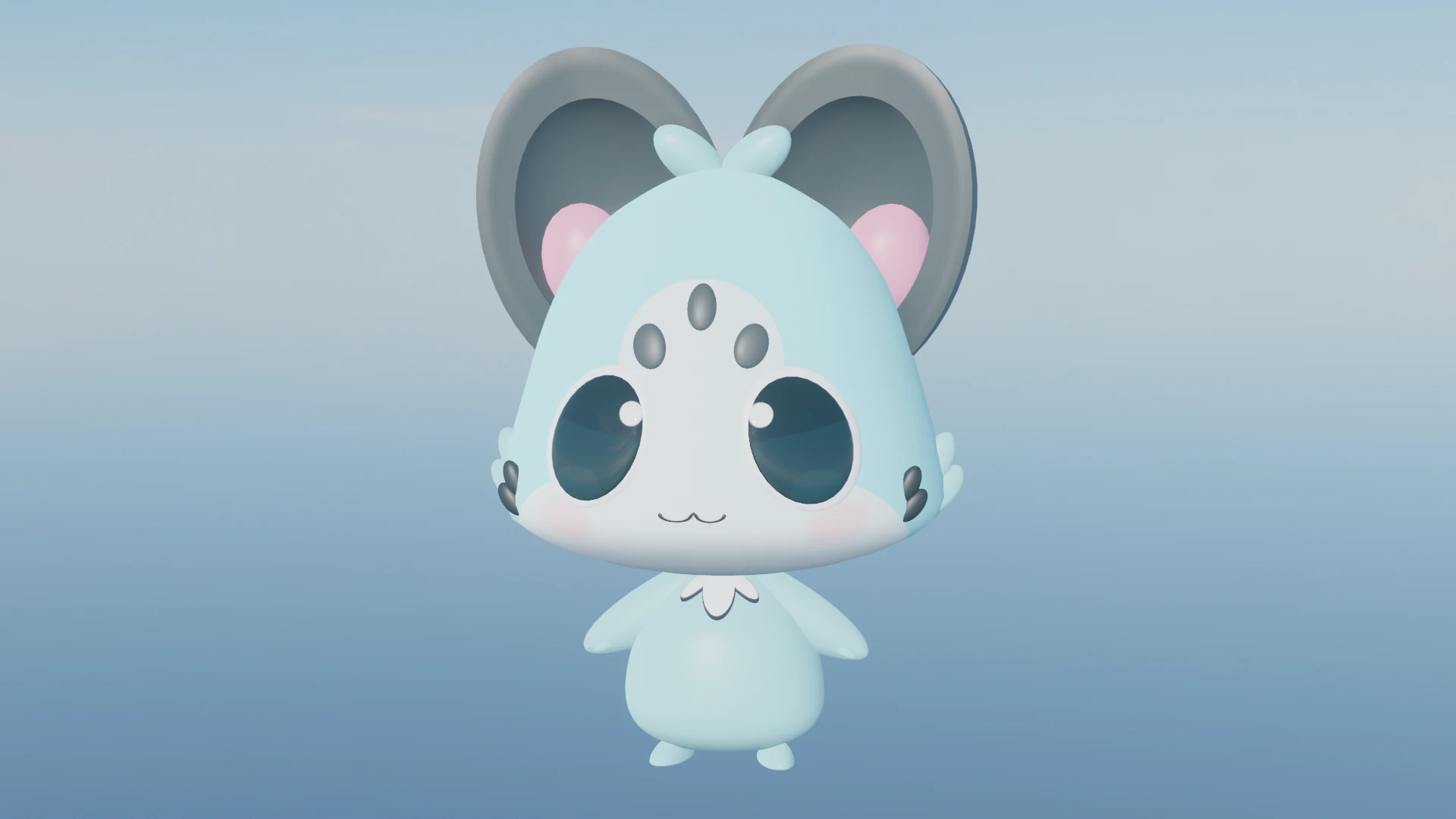 Chattino raora panthera mascot 3D Model .c4d .max .obj .3ds .fbx .stl .blend 