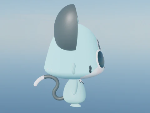 Chattino raora panthera mascot 3D Model