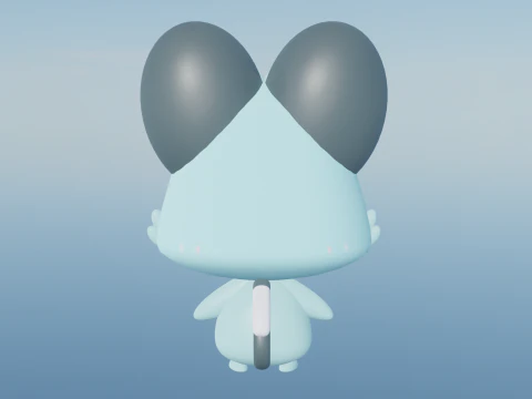 Chattino raora panthera mascot 3D Model