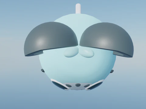 Chattino raora panthera mascot 3D Model