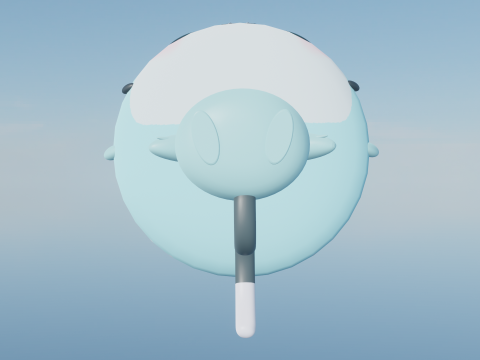 Chattino raora panthera mascot Model 3D