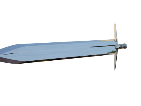 Meideval Long Sword 3D Model