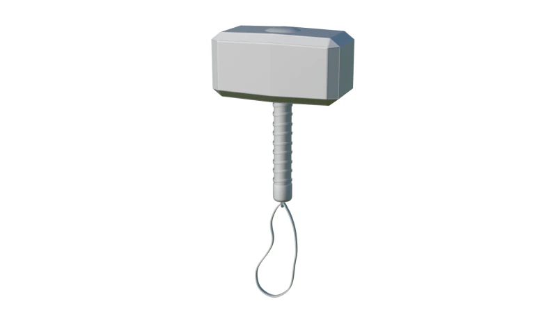 Mjolnir 3D Model .c4d .max .obj .3ds .fbx .stl .blend 