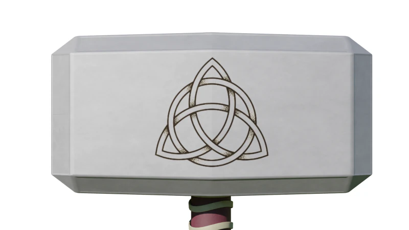 Mj&ouml;lnir 3D Modell .c4d .max .obj .3ds .fbx .stl .blend 