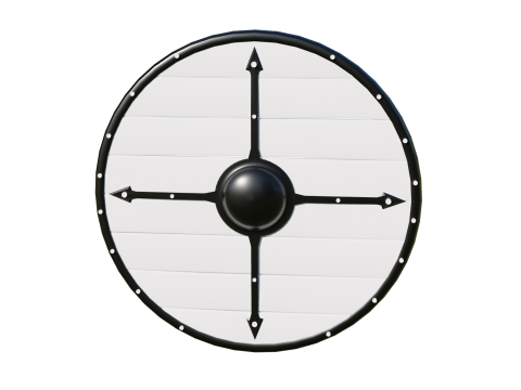 Base Viking Shield Model 3D