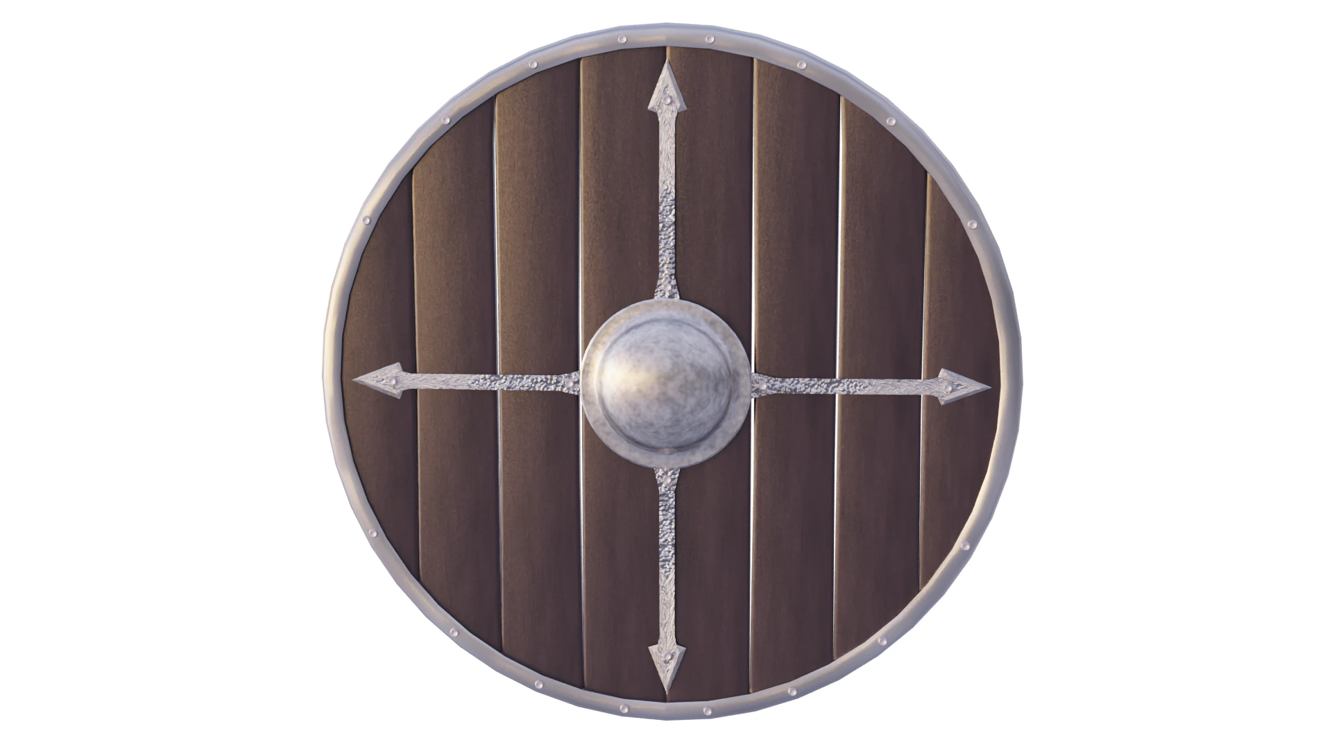 Escudo Redondo Viking Modelo 3D .c4d .max .obj .3ds .fbx .stl .blend