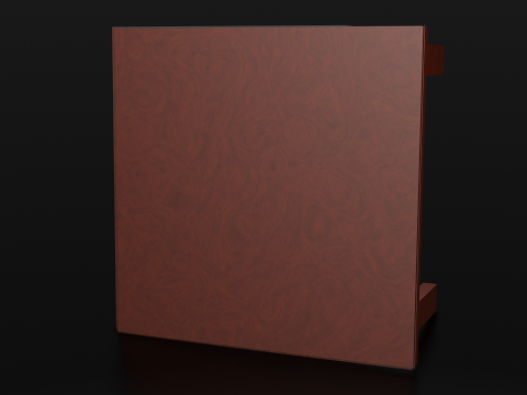 Lowpoly wooden table 3D Модель