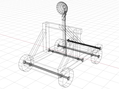 Siege Weapons set 3D Model