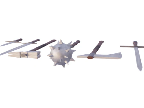 Medieval assets pack 3D Model