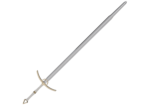 Gold and Ivory Greatsword Lowpoly 3D 模型