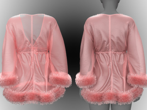 Quartz Pink Babydoll 3D Model