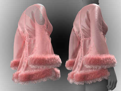 Quartz Pink Babydoll 3D Model