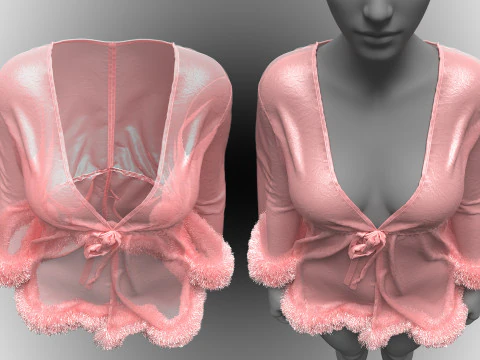 Quartz Pink Babydoll 3D Model