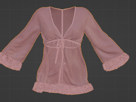Quartz Pink Babydoll 3D Model