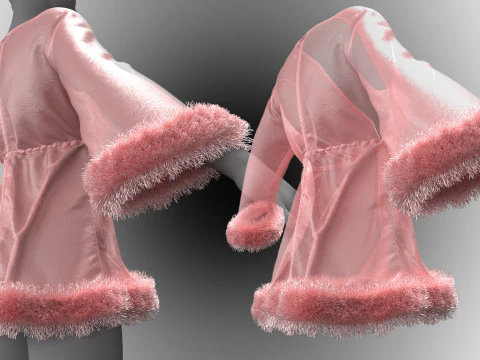 Quartz Pink Babydoll 3D Model