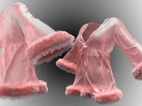 Quartz Pink Babydoll 3D Model