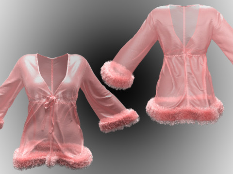 Quartz Pink Babydoll 3D Model