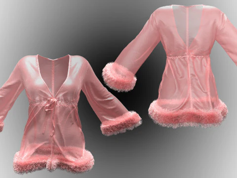 Quartz Pink Babydoll 3D Model