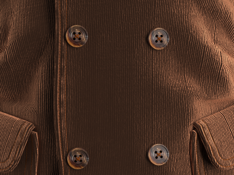 Corduroy Jacket Modelo 3D