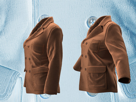 Corduroy Jacket Modelo 3D