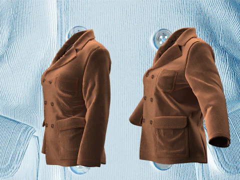Corduroy Jacket 3D Model