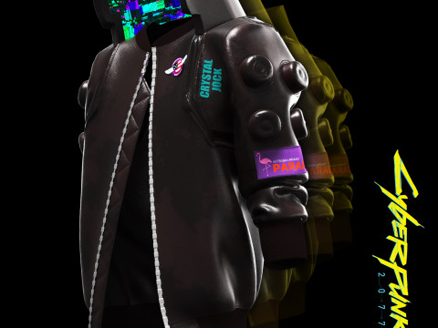 Cyberpunk 2077 Jacket 3D Model
