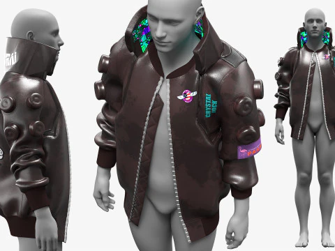 Cyberpunk 2077 Jacket 3D Model