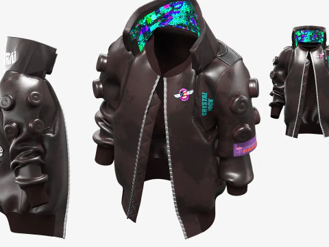 Cyberpunk 2077 Jacket 3D Model