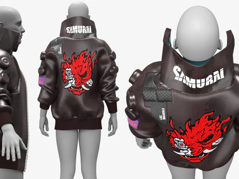 Cyberpunk 2077 Jacket 3D Model