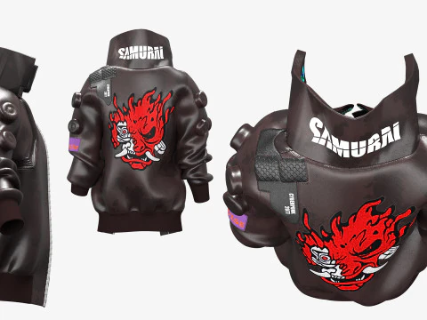 Cyberpunk 2077 Jacket 3D Model